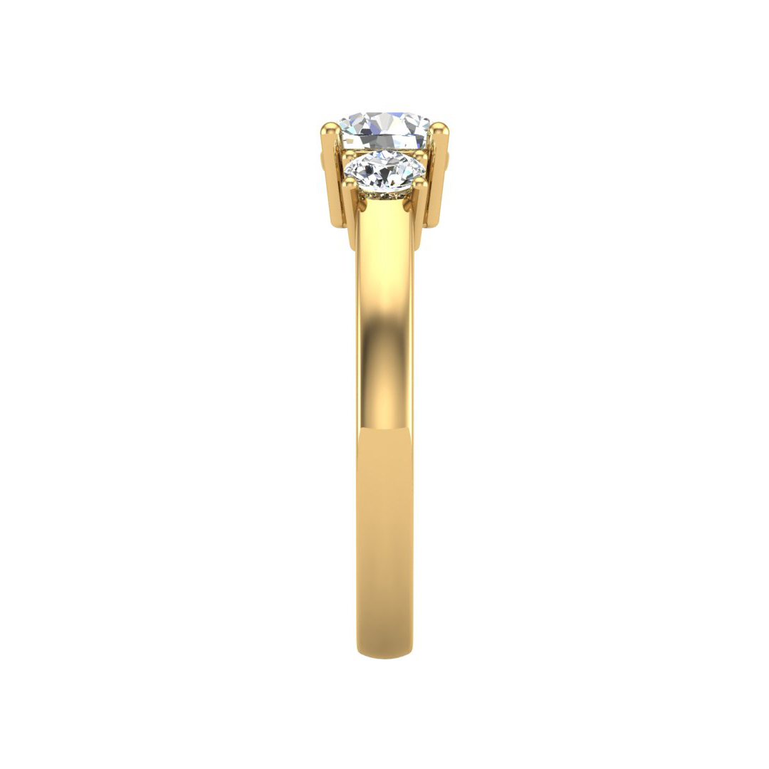 Wynter Three-Stone Engagement Ring